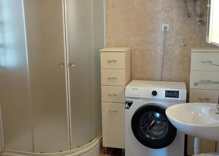 公寓 Apartment Lucky Star - 2 Bedroom, Sea View, Large Balcony, Free Parking, Bbq 特罗吉尔